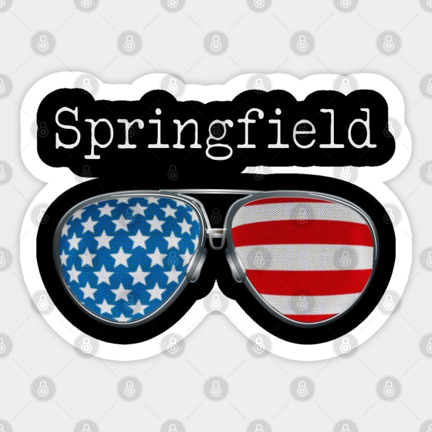 AMERICA PILOT GLASSES SPRINGFIELD Sticker by SAMELVES